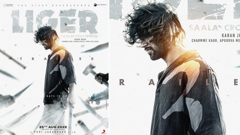 Liger: Vijay Deverakonda Flaunts a Rugged Look in New Poster From the Sports Film (View Pic)