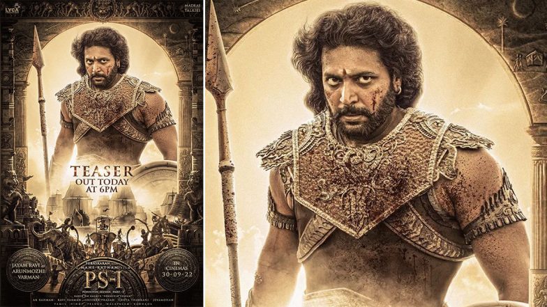 Ponniyin Selvan–1: Ahead Of Teaser Launch, Makers Introduce Jayam Ravi As The Great Raja Raja Chola, Ponniyin Selvan (View Pic)