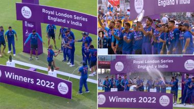Mohammed Siraj, Mohammed Shami Leave Before Team India Open Champagne To Celebrate Series Win Against England (Watch Video)
