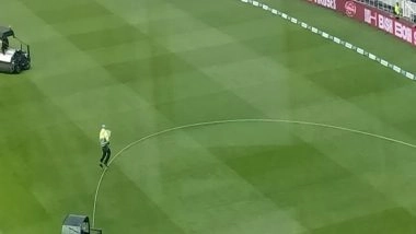 Sports News | Security Guards Entertain Fans at Edgbaston Stadium in a Rain Marred Day