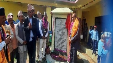 World News | Nepal: Indian Diplomat Inaugurates School Built Under Grant Assistance from Indian Government