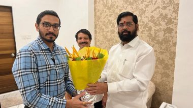 India News | Uddhav Thackeray's Nephew Meets Eknath Shinde, Extends Support