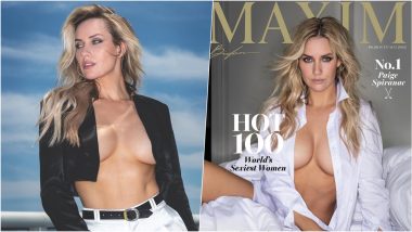 World’s Sexiest Woman Paige Spiranac Showcases Cleavage in Unbuttoned White Shirt As Maxim’s 2022 ‘HOT 100’ Cover Star (View Hot Photos)