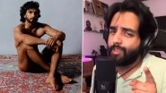 Yashraj Mukhate&rsquo;s Musical Version to Ranveer Singh&rsquo;s Naked &lsquo;Bum&rsquo; a National Issue Looks Fun (Watch Viral Video)
