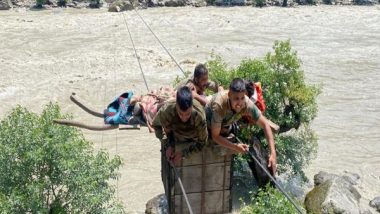 India News | J-K: Indian Army Rescues Youth Stuck in Chenab River