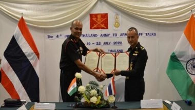 World News | Staff Talks Held Between Indian Army, Royal Thai Army to Boost Defence Cooperation