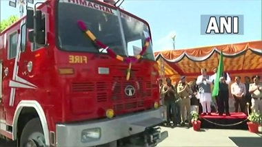 India News | Himachal CM Flags off 21 Vehicles for Fire Department