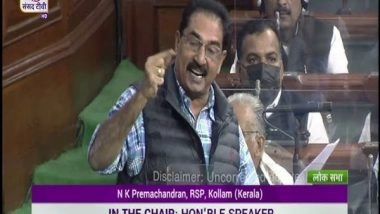 India News | NK Premachandran Gives Suspension of Business Notice in LS to Discuss NEET 2022 Incident in Kerala