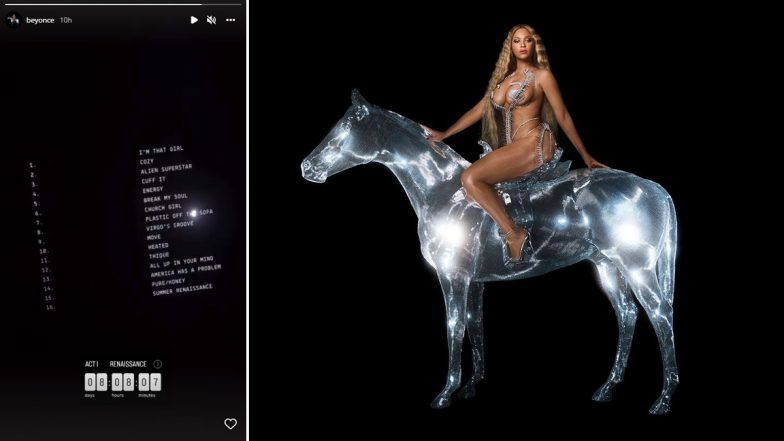 Beyoncé Reveals Track List for Renaissance, Album To Release on July 29