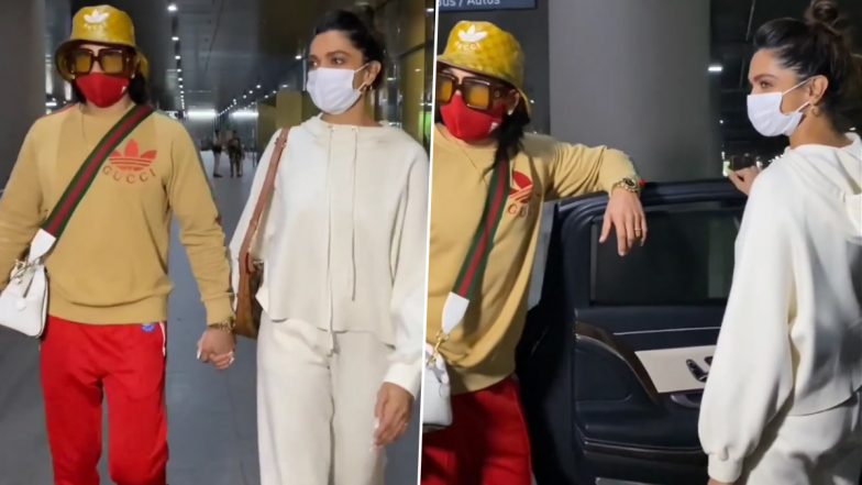 Ranveer Singh And Deepika Padukone Return To Bay After Their US Vacay (Watch Video)