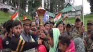 India News | J-K: Kargil Victory Flame Reaches Gulmarg in Baramulla