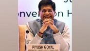 India News | Union Minister Piyush Goyal Reappointed as the Leader of House in Rajya Sabha