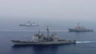 World News | Indian Naval Warship Satpura, P8I Aircraft to Take Part in RIMPAC Exercise