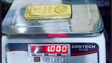 India News | Customs Seize 1 Kg Gold at Jaipur International Airport
