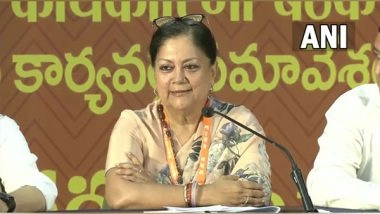 India News | Har Ghar Tiranga Program Will Be Launched Soon: Vasundhara Raje