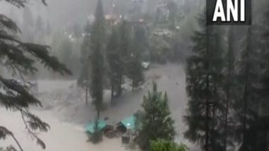 India News | Several People Feared Washed Away After Cloud Burst Hits Himachal's Kullu