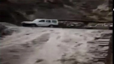 India News | Himachal: Cloudburst Hits Shalkhar Village, Vehicles and Canals Buried Under Water