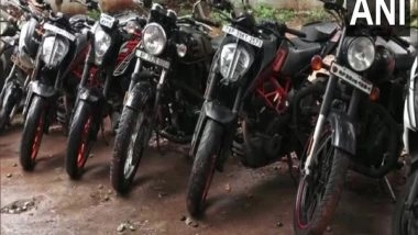 India News | Illegal Bike Racing: Visakhapatnam Police Arrests 40 Bikers, Seizes 39 Bikes