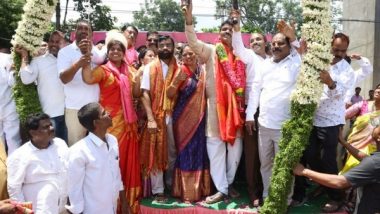 Business News | A Unique Rally Was Organized by Eternal Builders to Celebrate the Birthday of Hyderabad's Ex-Mayor Dr Bonthu Rammohan
