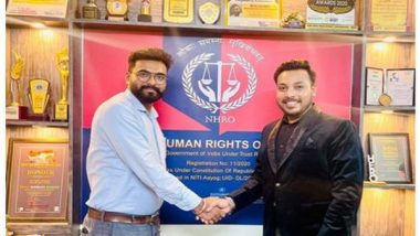 Business News | Ankit Shaw Joins National Human Rights Organisation as State Chief - Youth Rights Affairs of West Bengal