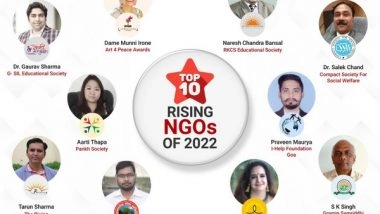 Business News | Top 10 Rising NGOs in 2021-22 Announced by Fame Finders