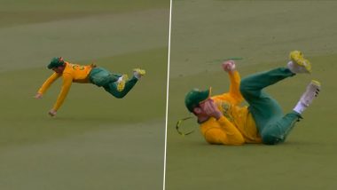 Tristan Stubbs Catch Video: South Africa Cricketer Takes One-Handed Stunner During ENG vs SA 3rd T20I To Dismiss Moeen Ali