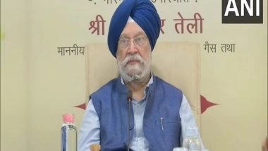 India News | Hardeep Puri Dedicates 166 CNG Stations Across 14 States