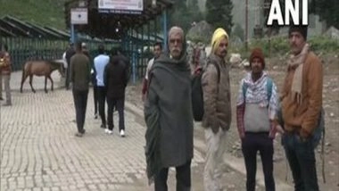 India News | Amarnath Cloudburst: Pilgrims Wait for Yatra to Resume