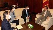 World News | Sri Lankan FM Discusses Economic Crisis with Chinese Ambassador