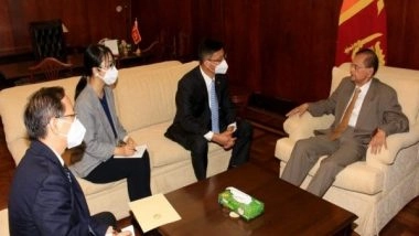 World News | Sri Lankan FM Discusses Economic Crisis with Chinese Ambassador