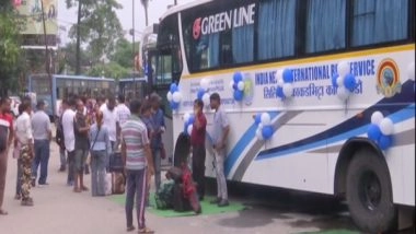 India News | Indo-Nepal Bus Service Begins from Siliguri