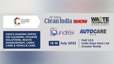 Business News | Asia's Largest Integrated Expos on Cleaning Technologies and Hygiene Solutions Comes to North India