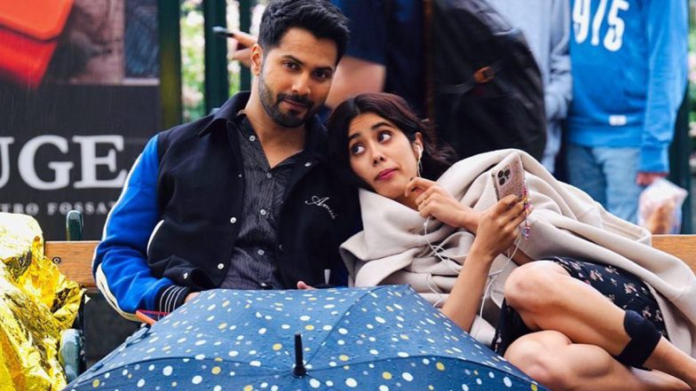 Bawaal: Janhvi Kapoor Calls Varun Dhawan ‘Posy’ As She Gets All Comfy And Cosy On The Sets Of Their Upcoming Film (View Pics)