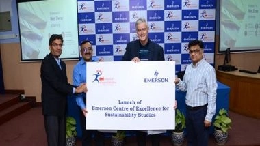 Business News | Emerson India and TERI School of Advanced Studies (TERI SAS) to Set Up a Centre of Excellence to Boost Sustainability Efforts in India