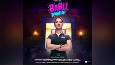 Entertainment News | Tamannaah Bhatia's First Look Poster from 'Babli Bouncer' is out