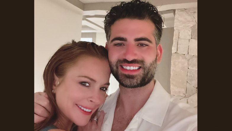Lindsay Lohan Sparks Marriage Rumours With Beau Bader Shammas As She Calls Him ‘Husband’ on Her Latest Instagram Post!