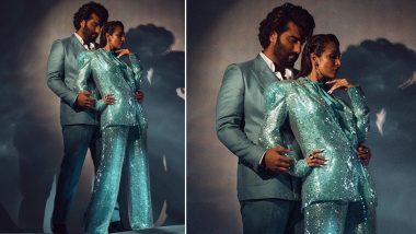 Malaika Arora–Arjun Kapoor Twin In Shades Of Blue And Make For A Stylish Couple At An Event (View Pics)