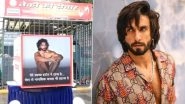 Ranveer Singh Nude Photoshoot Sees Protest in Indore, People Collect Clothes Using Actor&rsquo;s Naked Pic To Send Them to Him (Watch Video)
