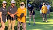 Rakul Preet Singh Enjoys Lovely Golf Session With Kapil Dev and Sadhguru in Washington DC (Watch Video)
