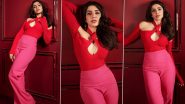 Koffee With Karan Season 7 Guest Samantha Ruth Prabhu Sizzles in Red Cutout Top and Pink Pants, View Pics of South Beauty
