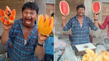 Video of Vendor Selling Fruits in Weirdly Funny Way Goes Viral; Netizens Burst Out Laughing