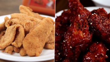 National Fried Chicken Day 2022: From Buttermilk Mix to Korean Style; 5 Different Types of Fried Chicken Recipes That Will Make You Lick Your Fingers (Watch Videos)