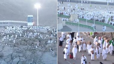 Hajj 2022 Update: Pilgrims Flocking To Arafat After Praying Fajr Salah In Mina, Watch Video