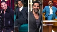 Akshay Kumar&rsquo;s Dapper Outfits for Koffee With Karan Over the Years Ahead of His KWK Season 7 Episode 3 Appearance (View Photos)