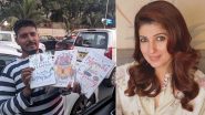 Twinkle Khanna Shares Photo Of A Man Selling Pirated Versions Of Her Three Books, Calls It As One Of Her Happiest Moments