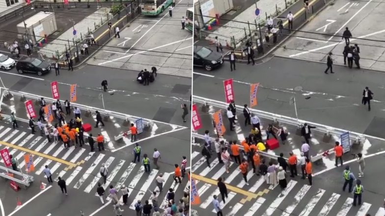 Shinzo Abe Shot: Video Shows Aftermath After Former Japanese Prime Minister is Shot in Nara City