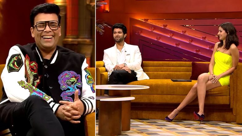 Koffee With Karan Season 7: Liger Duo Ananya Panday And Vijay Deverakonda Gear Up To Answer ‘Serious Questions’ In Episode 4 Of Karan Johar’s Show (Watch Video)