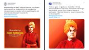 Swami Vivekananda Punyatithi 2022 Messages: Netizens Share Motivational Quotes, Status and Images To Remember India's Finest Spiritual Leader