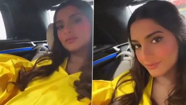 Preggers Sonam Kapoor Flaunts Her Stunning Makeup in Yellow Dress Ahead of Baby Shower (Watch Video)