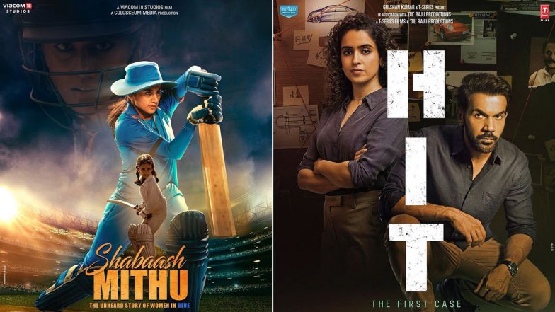 Theatrical Releases Of The Week: Taapsee Pannu's Shabaash Mithu, Rajkummar Rao's Hit The First Case &amp; More